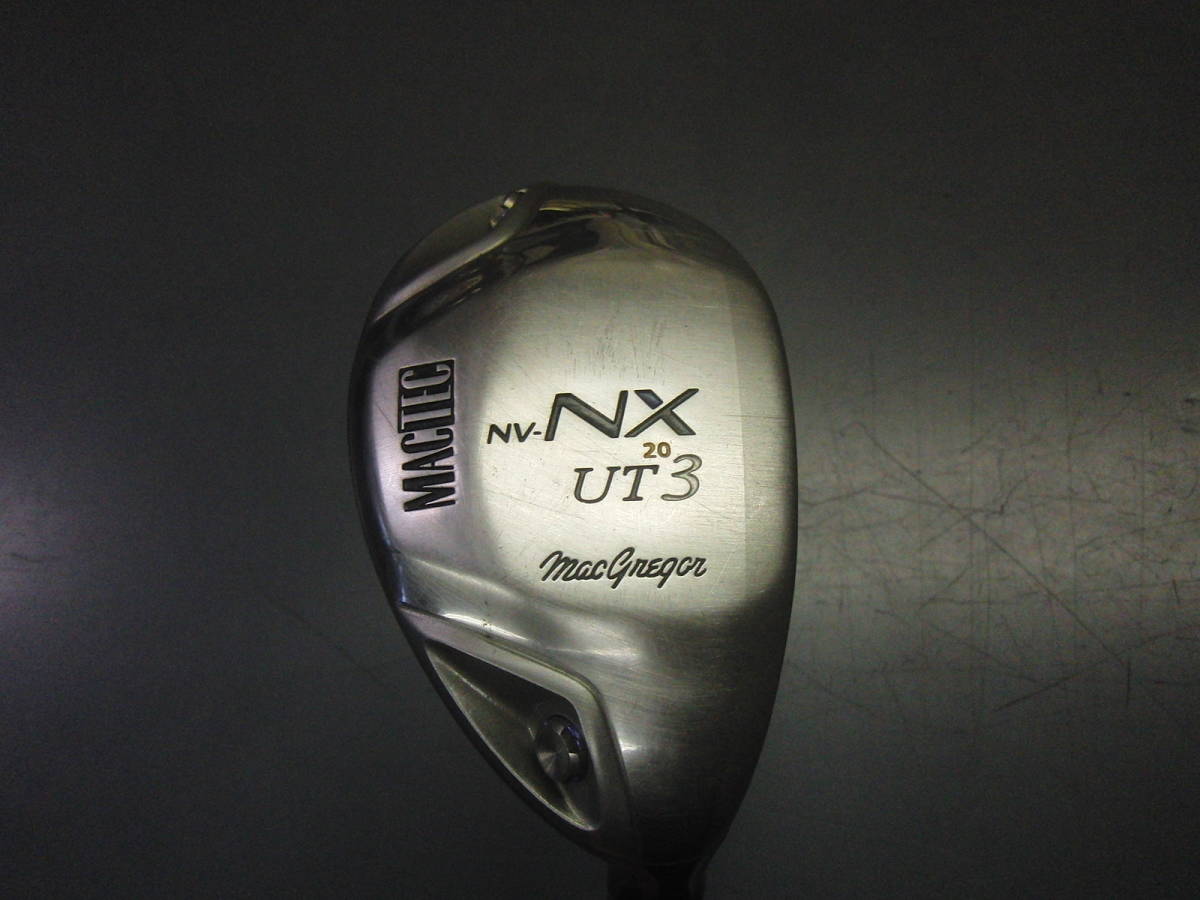 マグレガー■MACTEC NV-NX UTILITY:UT3 20° ◇ TourAD QuattroTech65:S-FLEX リシャフト拍卖