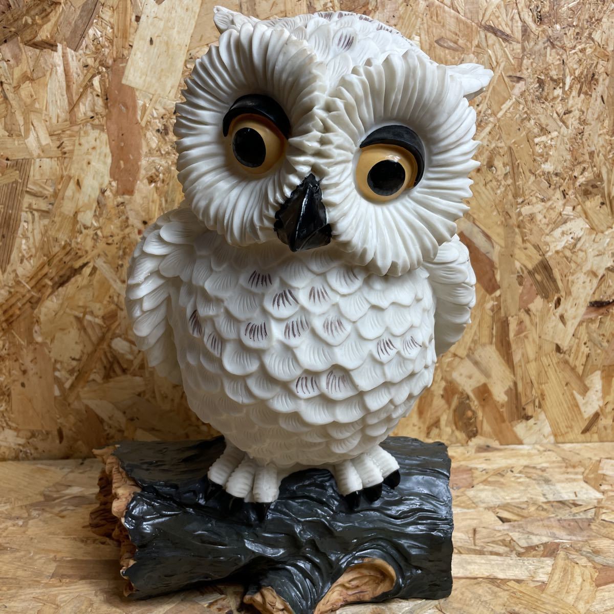 k 縁起物 フクロウ アンティーク オブジェ 状態良拍卖