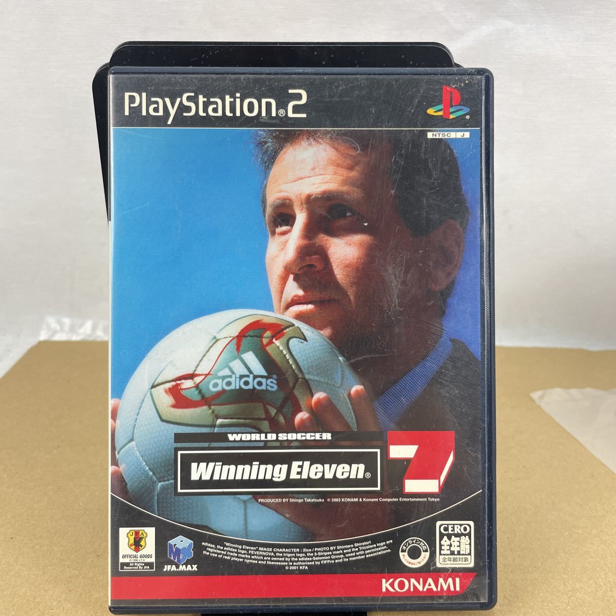 k PS2ソフト ウイニングイレブン7 サッカー中古拍卖