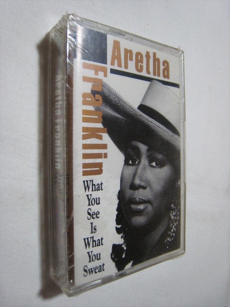 【カセットテープ】 ARETHA FRANKLIN / ★未開封★ WHAT YOU SEE IS WHAT YOU SWEAT US版 アレサ・フランクリン拍卖