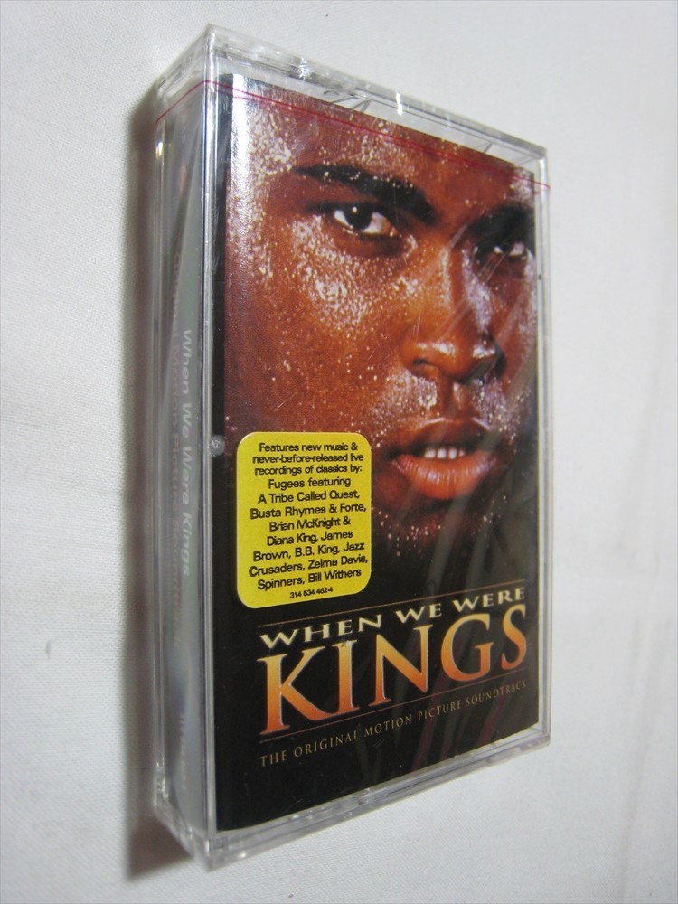 【カセットテープ】 OST (FUGEES, BILL WITHERS 他) / ★新品未開封★ WHEN WE WERE KINGS US版 モハメド・アリ かけがえのない日々 拍卖