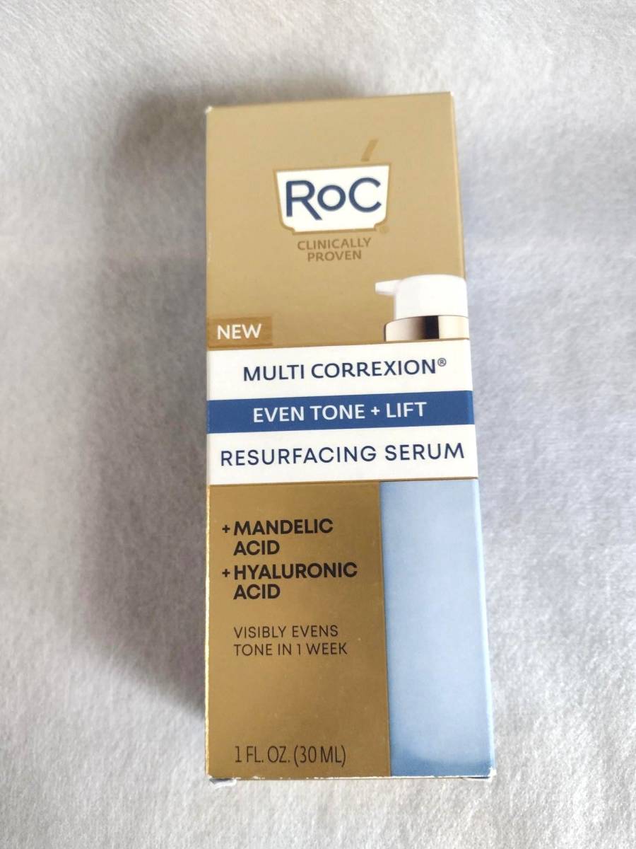 SALE!!!!! 新品 ロック RoC Multi Correxion(マルチコレクション)リサーフェシング美容液 セラム 30ml ヒアルロン酸&マンデリック酸拍卖