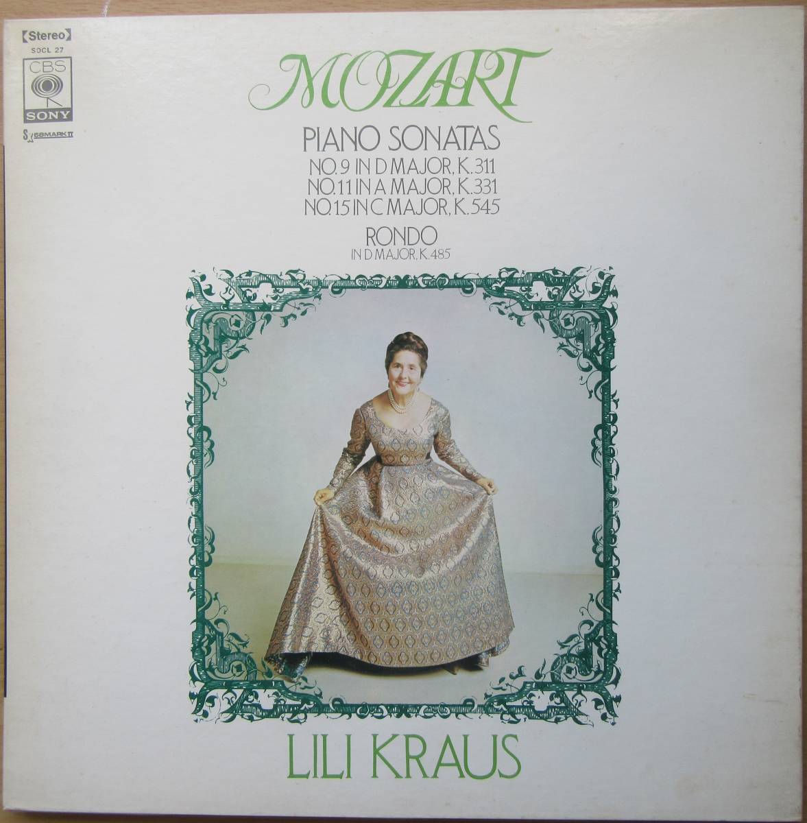 i125 モーツァルト ピアノ・ソナタ第11番イ長調K.331「トルコ行進曲付き」、ロンドニ長調他 リリー・クラウス(pf)拍卖