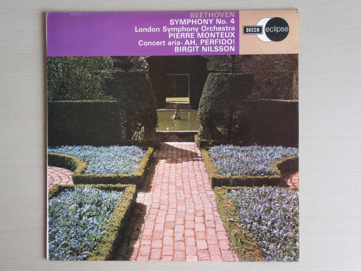 S015 ベートーベン 交響曲第4番 ピエール・モントー/LSO コンサート・アリア"Ah Perfido1" ニルソン拍卖