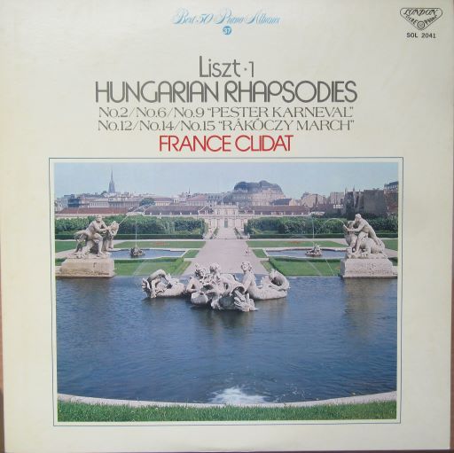 i081 リスト 1 ハンガリア・ラプソディ 第2/第6/第9/第12番/第14番/第15番 フラーンス・クリダ(pf)拍卖