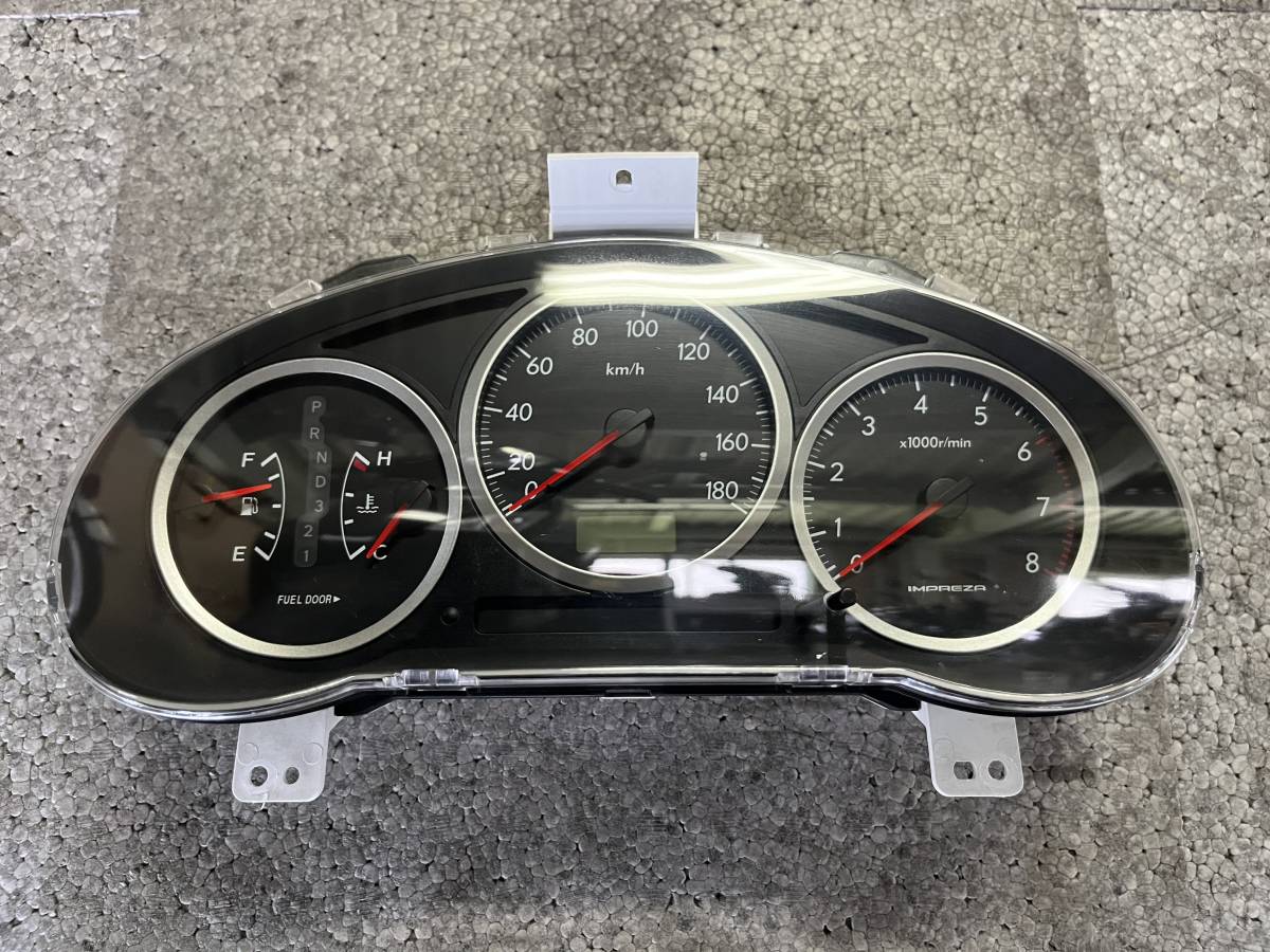 スバル インプレッサ GG3 純正 スピードメーター 速度計 AT車 159,193km【TA-GG3 SUBARU IMPREZA拍卖