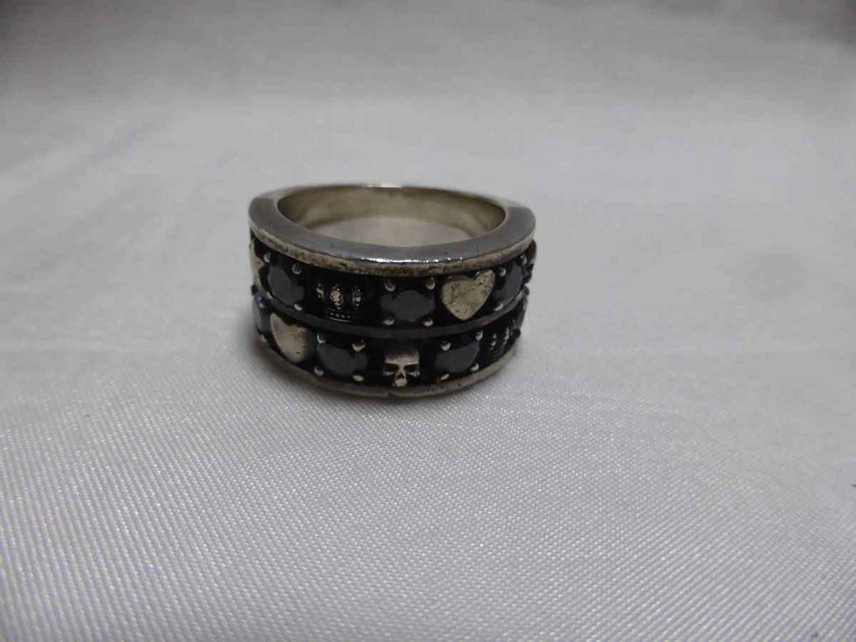 JUSTIN DAVIS☆ジャスティンデイヴィス J×U SV925 マルチモチーフリング 18号☆拍卖