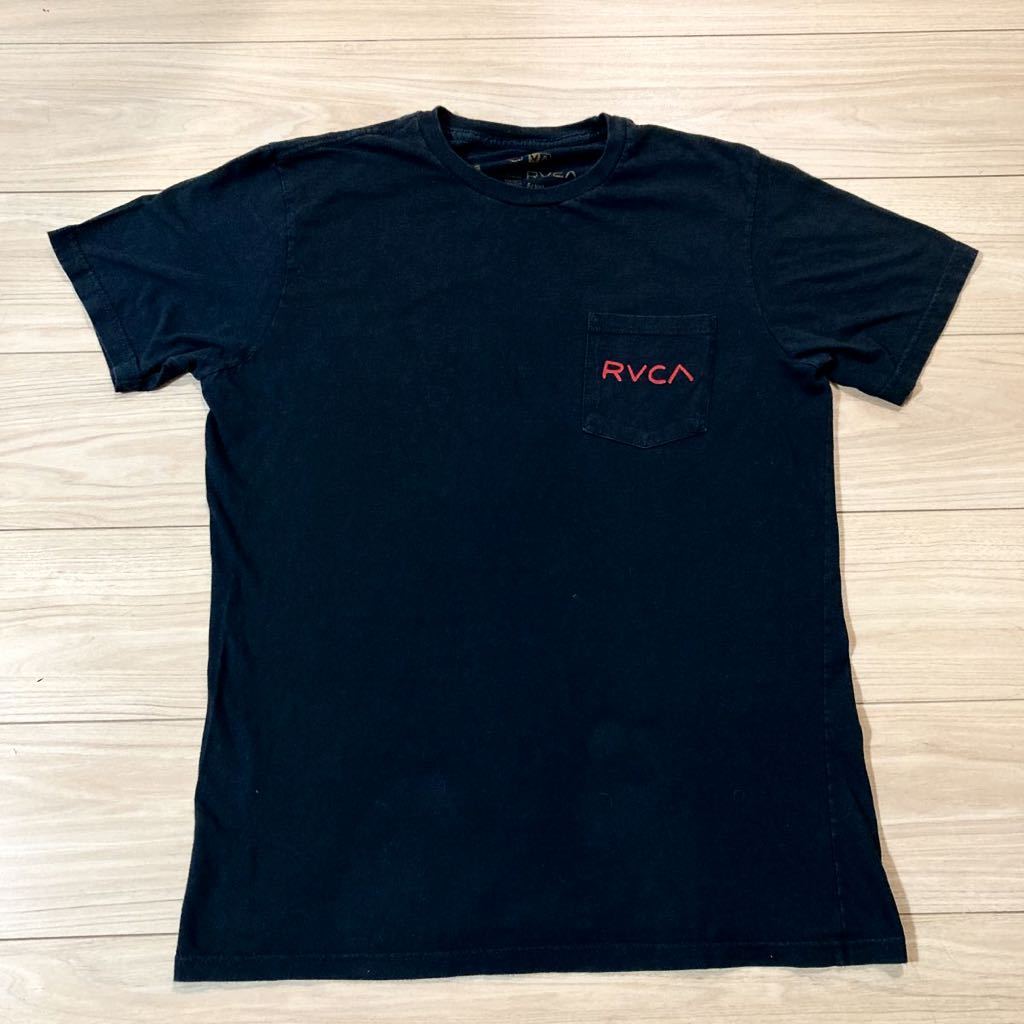 RVCA ルーカ Tシャツ 半袖シャツ Mサイズ 黒拍卖