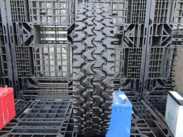 ●4636 送料無料 冬 美品8分山 ブリヂストン INDUSTRIAL SNOW01 6.00-15 10PLY 1本 2020年製拍卖