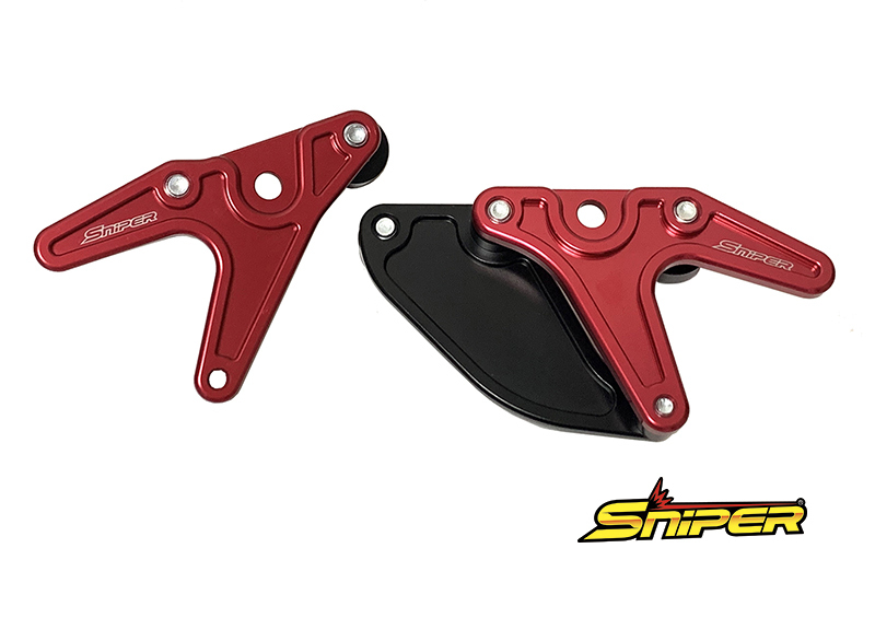 ZX-25R ZX-4R Z650RS NINJA650 Z650 レーシングスタンドフック 赤 スプロケットガード付 タイプC SNIPER スナイパー SP0099R拍卖