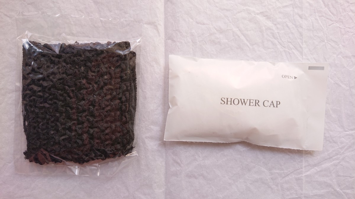 ★新品 ヘアバンド シャワーキャップ セット hair band shower cap 旅行 出張 旅行 旅行用小物拍卖