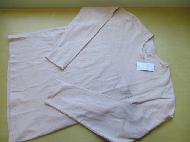 紳士綿100%長袖Tシャツ・L寸・1着・W106拍卖