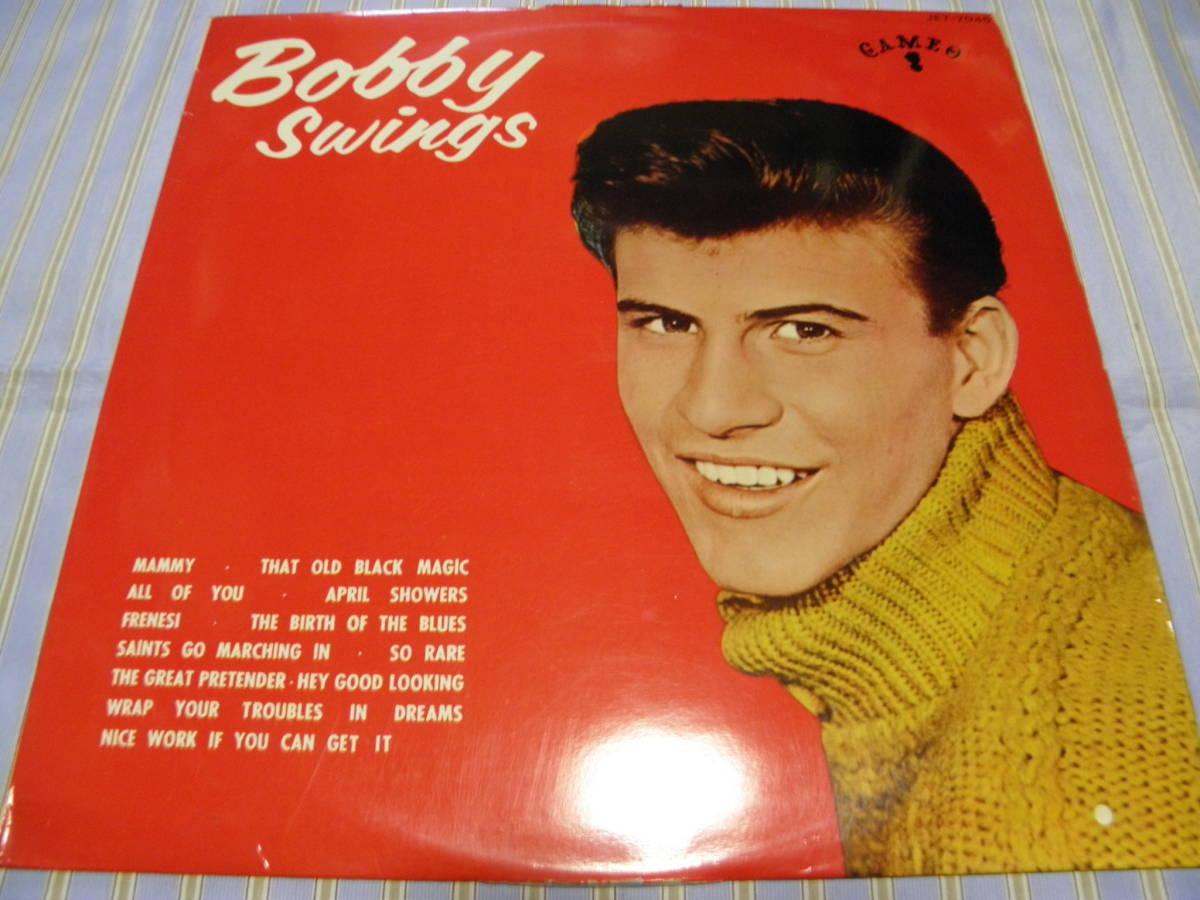 ペラジャケ日LP☆ボビー・ライデル・ストーリー第2集*BOBBY SWINGS☆溝有☆美盤☆083拍卖
