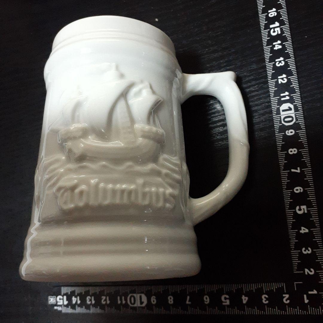超素敵☆陶器製☆マグカップ☆columbus☆コロンブス☆残1拍卖