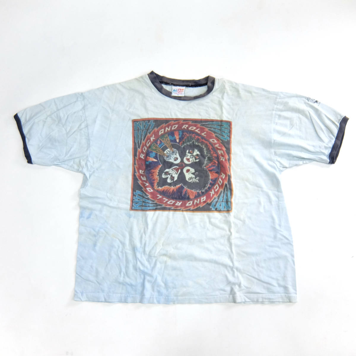 KISS Tシャツ ARMY DEPOT ヴィンテージ XL USA製 バンドTシャツ キッス オフィシャル NO SUBSTITUTES拍卖