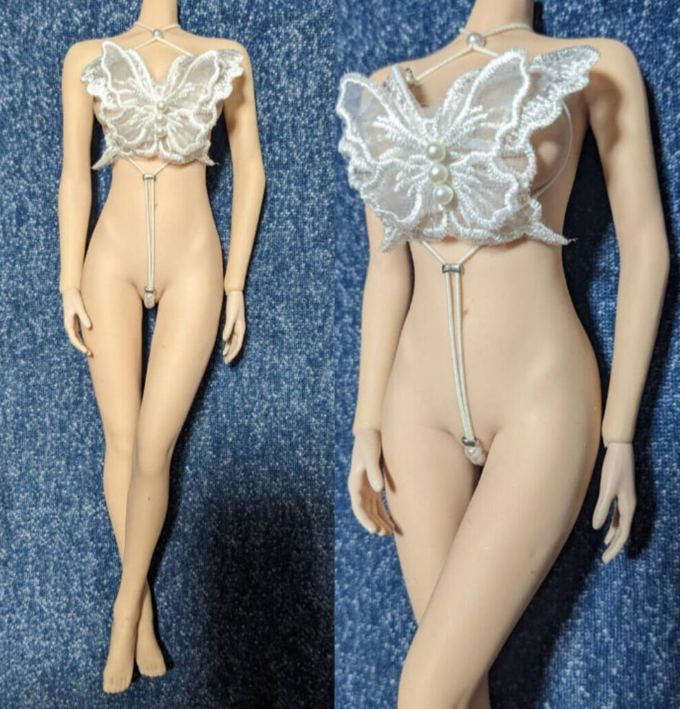 1/6ドール用 TBLeague ファイセンS07 ホワイト 蝶胸当て コスチューム拍卖