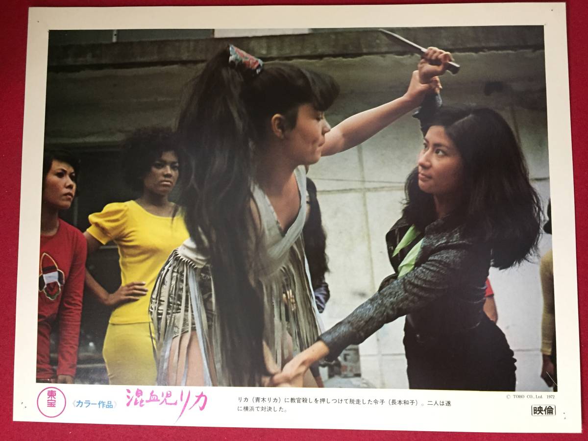 ly00470『混血児リカ』ロビーカード 青木リカ 長本和子 佐藤文紀 今井和子 宗田マサミ 内田良平 若松雅子 東恵美子拍卖