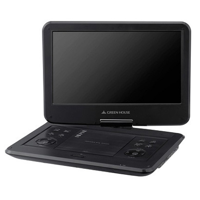 新品訳あり!!■GREEN HOUSE 13.3型フルセグ DVD GH-PDV13JT-BK拍卖
