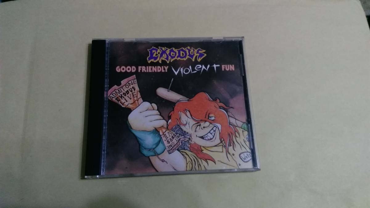Exodus - Good Friendly Violent Fun☆Overkill Kreator Megadeth Sodom Celtic Frost Dark Angel Sacred Reich Annihilator Slayer拍卖