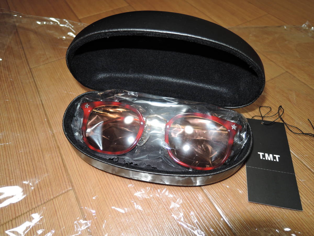 新品 TMT サングラス 茶 メガネ 眼鏡 定価22000円拍卖