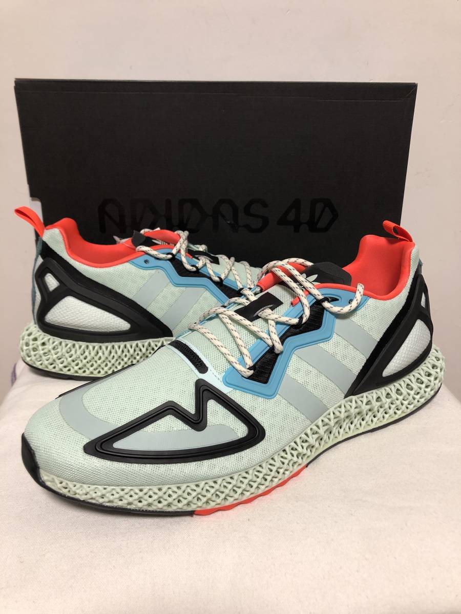 新品 adidas ZX 2K 4D DASH GREEN 29.5cm 定価30,800円 2020年製 アディダス 拍卖