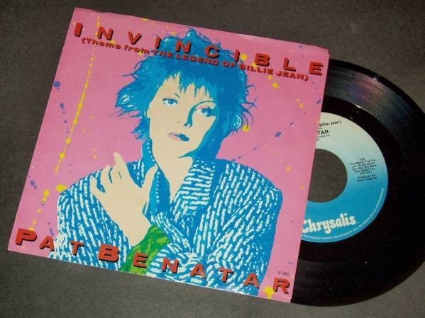 PAT BENATAR Invincible サントラ カナダ盤シングル Chrysalis拍卖