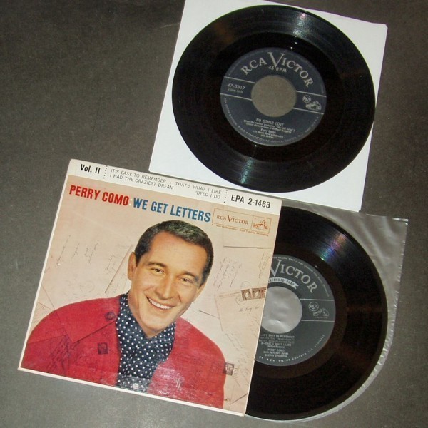 PERRY COMO アメリカ盤シングルとカナダ盤EPの2枚セット RCA Victor拍卖