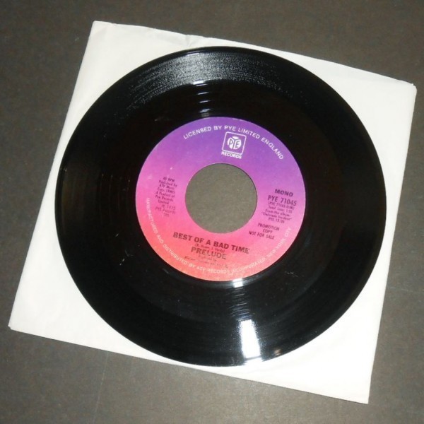 PRELUDE Best of a Bad Time M/S アメリカ盤シングルPR Pye 1975拍卖