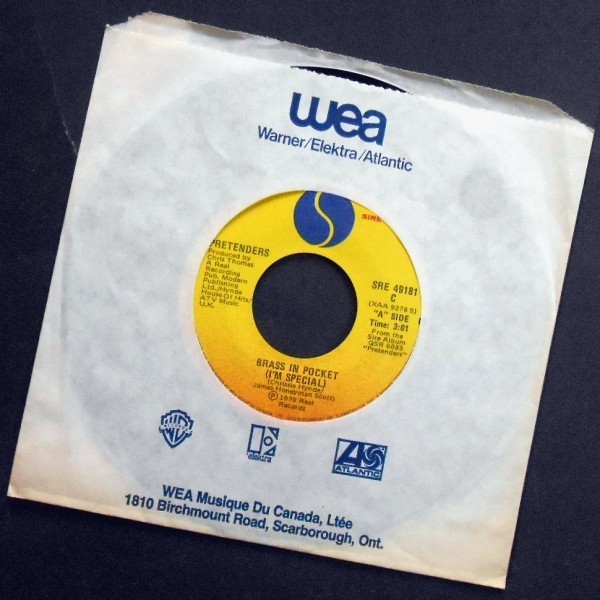 PRETENDERS Brass in Pocket カナダ盤シングル Sire 1979拍卖