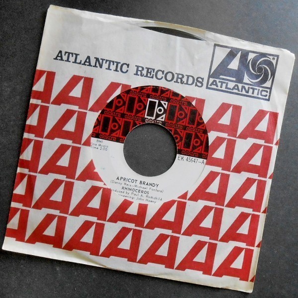 RHINOCEROS Apricot Brandy カナダ盤?シングル Elektra 1969拍卖