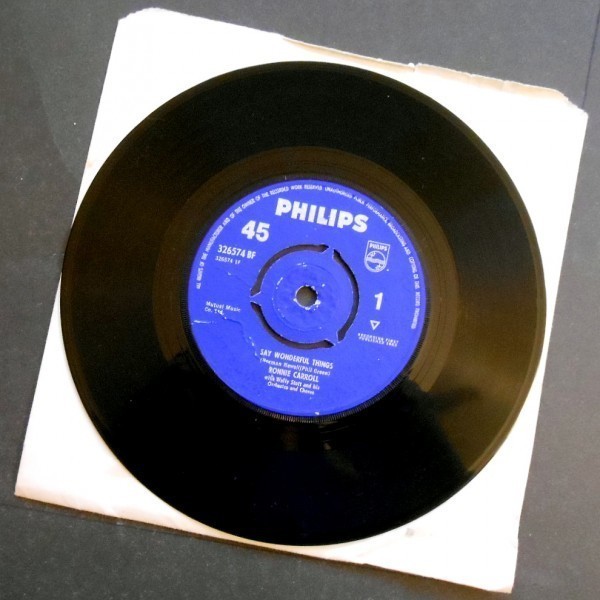 RONNIE CARROLL Say Wonderful Things UK盤シングル Philips 1963拍卖