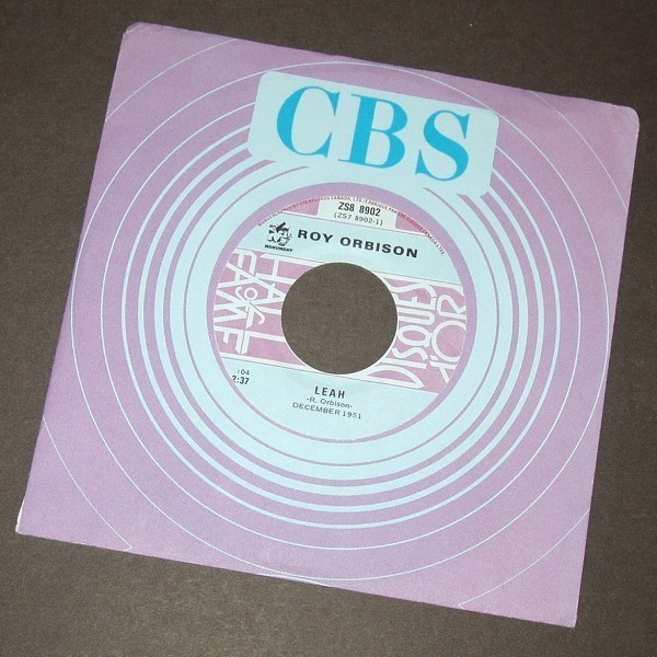 ROY ORBISON Leah / Working for the Man カナダ盤再発 CBS拍卖