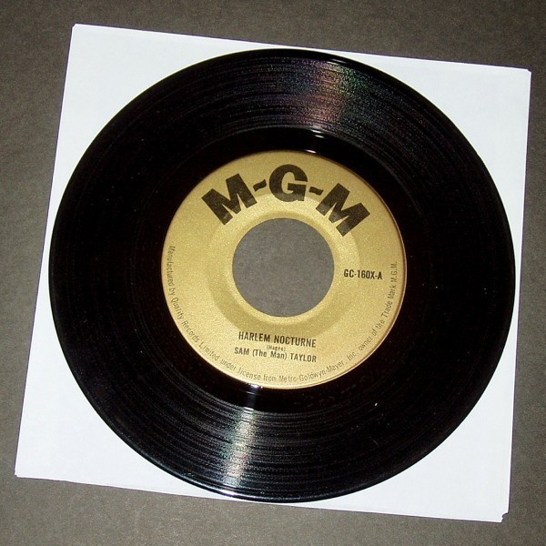 SAM TAYLOR Harlem Nocturne カナダ盤シングル再発 ゴールド 恍惚のテナー拍卖