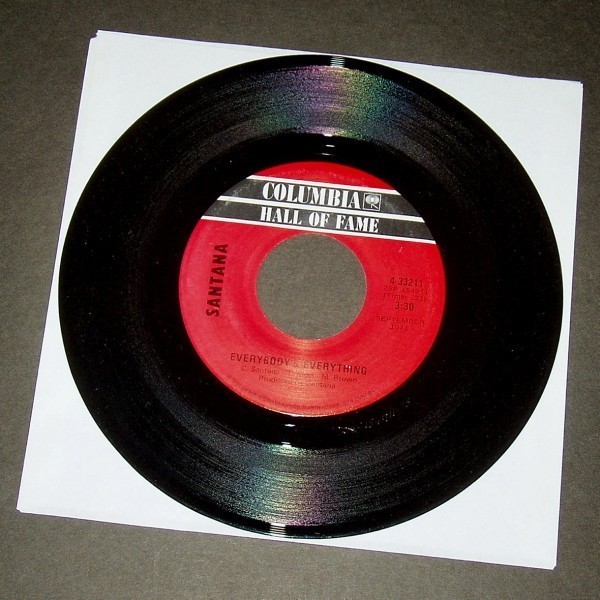 SANTANA Everybody's Everything カナダ盤シングル再発 赤レーベル拍卖