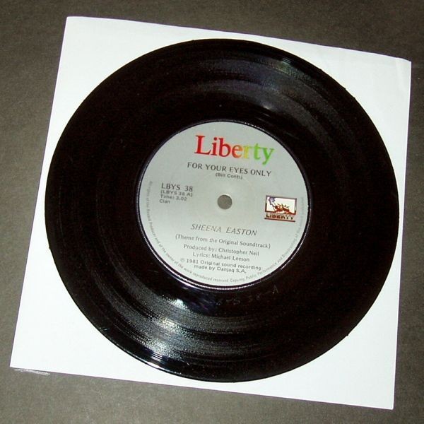 SHEENA EASTON 007 For Your Eyes Only 南アフリカ盤シングル拍卖