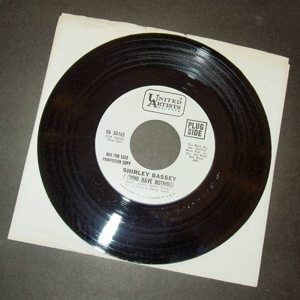 SHIRLEY BASSEY I (Who Have Nothing) アメリカ盤シングルPR拍卖