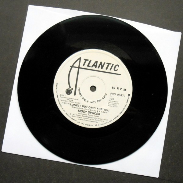 SISSY SPACEK Lonely but Only for You カナダ盤シングルPR Atlantic 1983拍卖