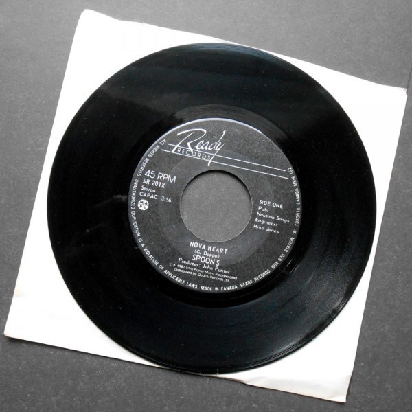 SPOONS Nova Heart カナダ盤シングル Ready 1982 ニューウェイヴ拍卖