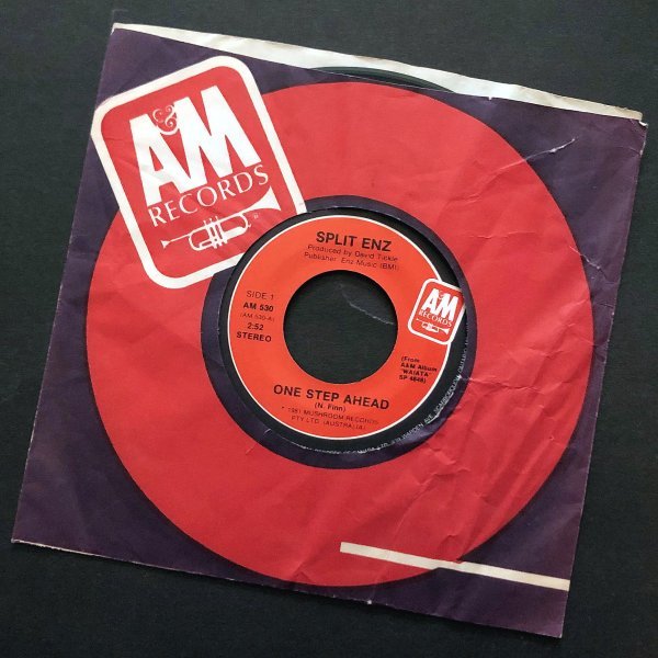 SPLIT ENZ One Step Ahead カナダ盤シングル A&M 1981 Tim & Neil Finn拍卖