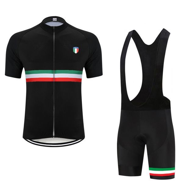 新品 サイクルジャージ 上下セット No106 XLサイズ イタリア フルジップ ウェア 半袖 メンズ サイクリング MTB 自転車 ロードバイク拍卖