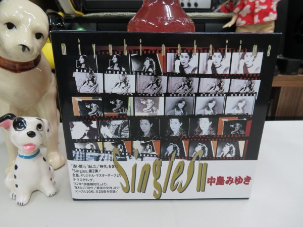 ■7|開封済みですが未使用品★ 2CD+24p booklet&帯付き ★ 中島みゆき「シングルスII」拍卖