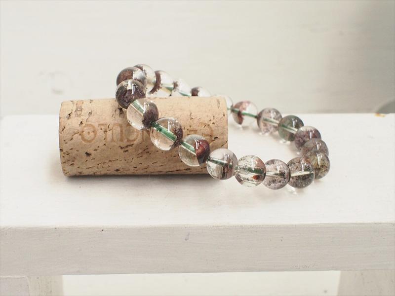 未使用・ガーデンクオーツ・ブレスレット・Φ8㎜☆パワーストーン水晶石パーツ拍卖