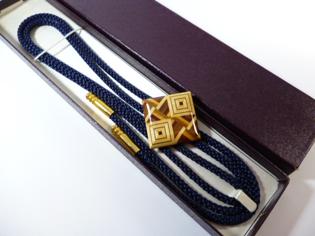 ξ 箱根寄木細工 ループタイ ξ 寄木細工 寄木拍卖