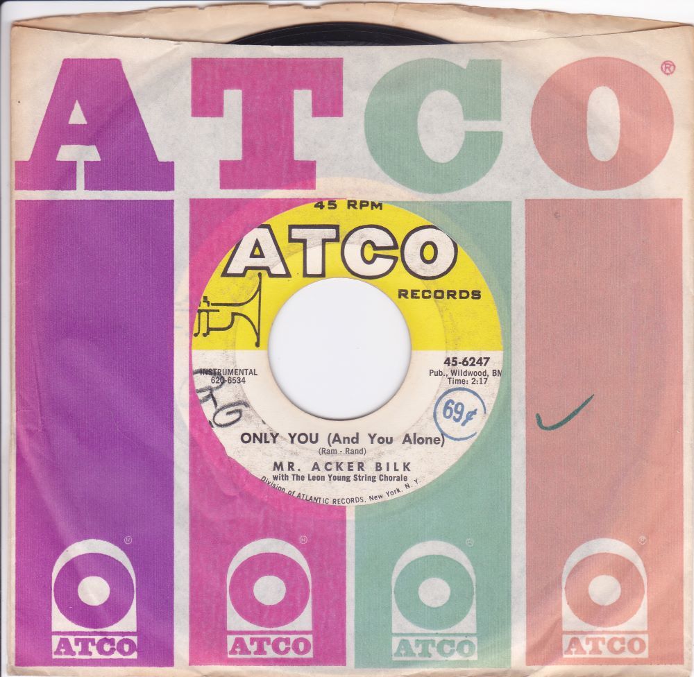 ■中古品■Mr. Acker Bilk/only you + a taste of honey(USED 7 INCH SINGLE)拍卖