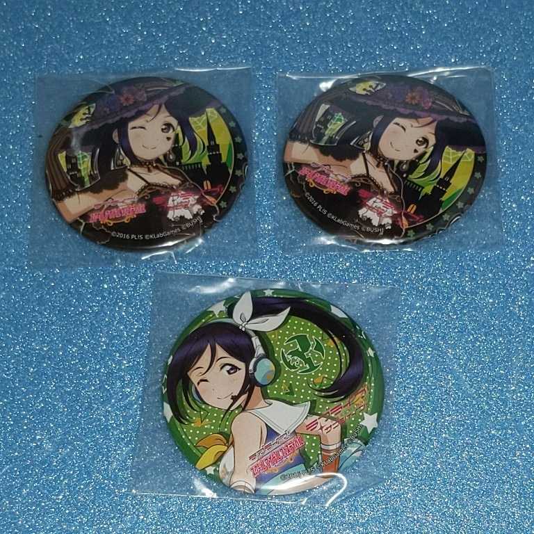 ≪ラブライブ サンシャイン スクフェス感謝祭2017 記念缶バッジ Aqours チアガール編 ハロウィン編 セット 松浦果南 3個セット拍卖