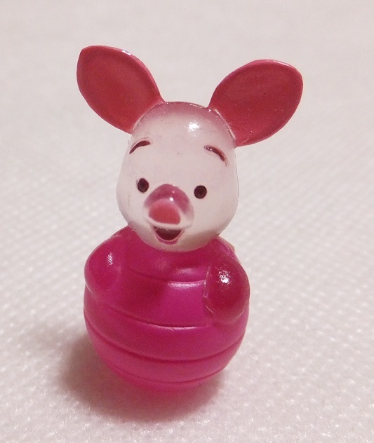 ディズニー くまのプーさん ピグレット ミニ フィギュア おきあがりこぼし拍卖