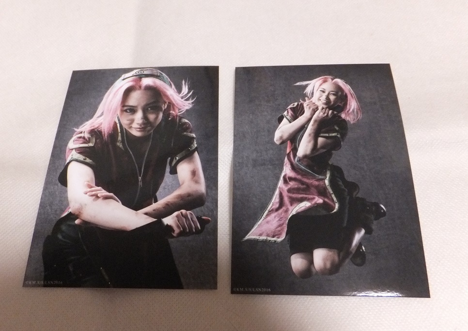 NARUTO ブロマイド 2枚 春野サクラ 伊藤優衣拍卖