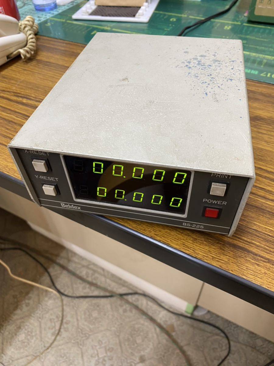 beldex BS-250 2軸デジタルカウンター 中古 電源入るがジャンク拍卖