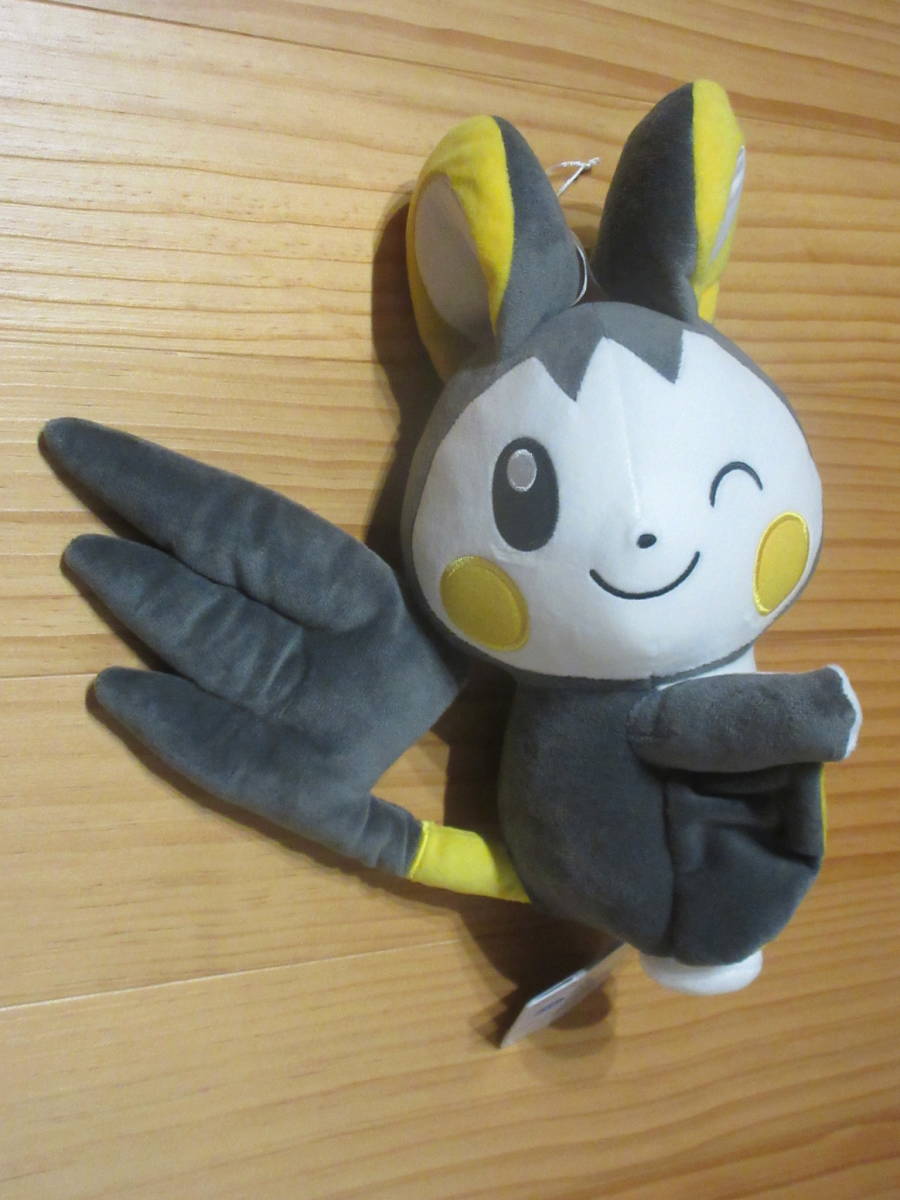 ◆ポケットモンスター もふぐっと ほぺぴた ぬいぐるみ エモンガ かわいい ウインク ポケモン インテリア レア 希少◆新品未使用 タグ付き拍卖