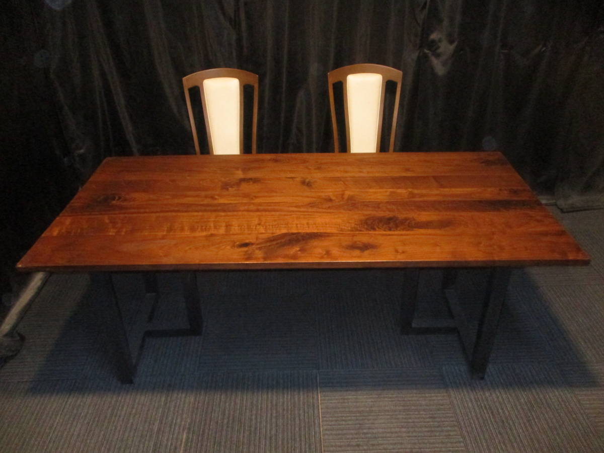 #905■ ウォールナット 無垢 テーブル 板 ローテーブル ダイニングテーブル カウンター 座卓 天板 一枚板 デスク拍卖